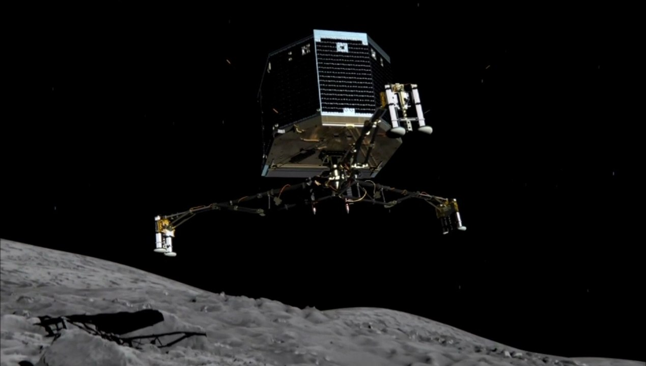 Comment le robot Philae va sauter sur la comète Tchourioumov-Guérassimenko