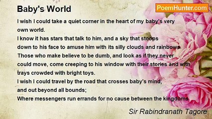 Sir Rabindranath Tagore - Baby's World