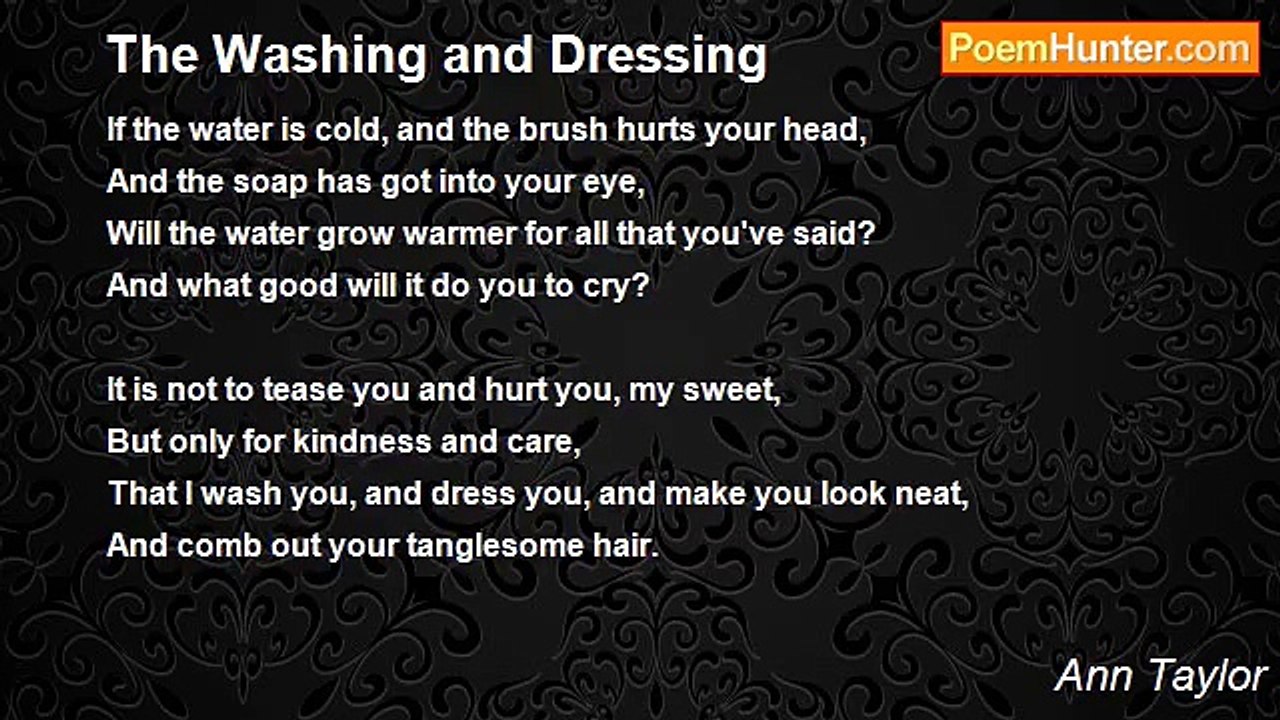Ann Taylor - The Washing and Dressing