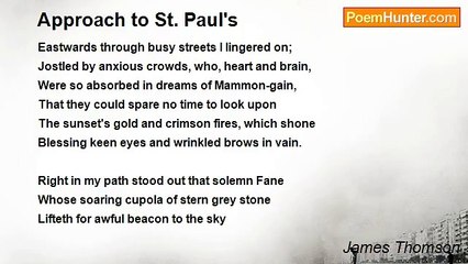 James Thomson - Approach to St. Paul's