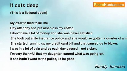 Randy Johnson - It cuts deep