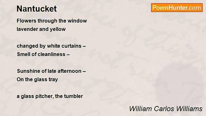 William Carlos Williams - Nantucket