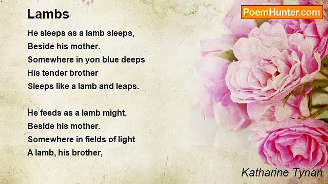 Katharine Tynan - Lambs