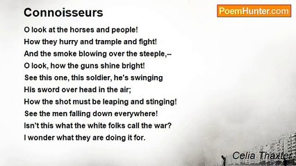 Celia Thaxter - Connoisseurs