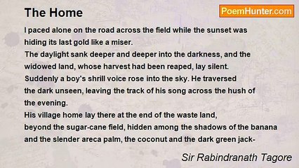 Sir Rabindranath Tagore - The Home