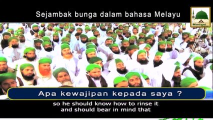 Madani Bouquet Melayu Bahasa dalam - me pada apa duti adalah - Maulana Ilyas Qadri