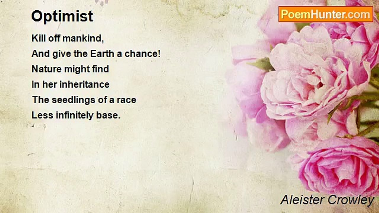 Aleister Crowley - Optimist