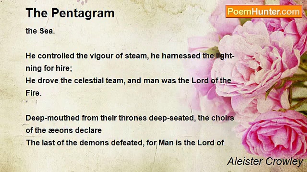 Aleister Crowley - The Pentagram