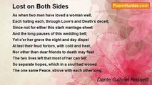 Dante Gabriel Rossetti - Lost on Both Sides