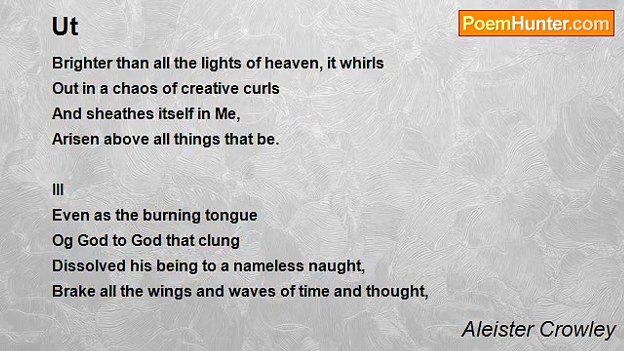 Aleister Crowley - Ut