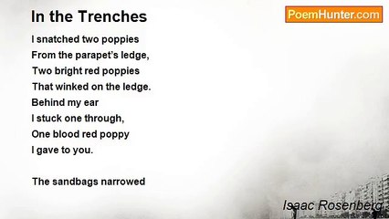 Isaac Rosenberg - In the Trenches