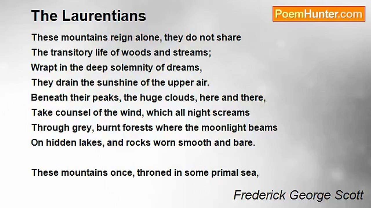 Frederick George Scott - The Laurentians