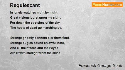 Frederick George Scott - Requiescant