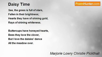 Marjorie Lowry Christie Pickthall - Daisy Time