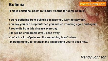 Randy Johnson - Bulimia