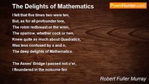 Robert Fuller Murray - The Delights of Mathematics