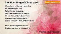 Thomas Love Peacock - The War Song of Dinas Vawr
