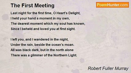 Robert Fuller Murray - The First Meeting