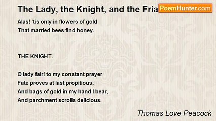 Thomas Love Peacock - The Lady, the Knight, and the Friar