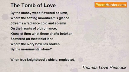 Thomas Love Peacock - The Tomb of Love