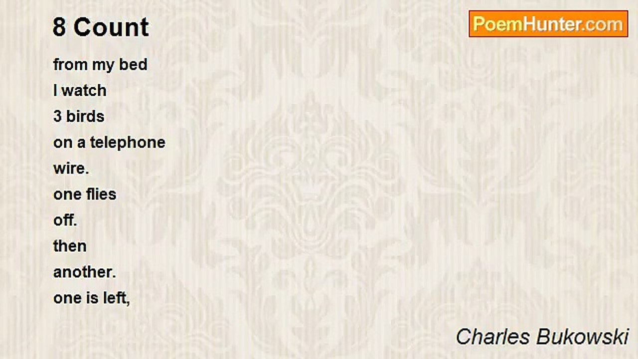 Charles Bukowski - 8 Count