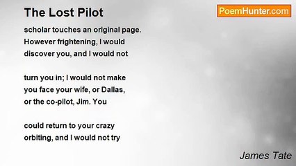 James Tate - The Lost Pilot