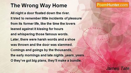 James Tate - The Wrong Way Home