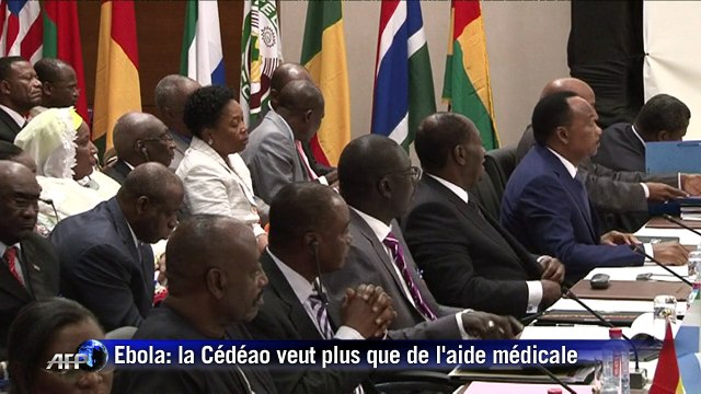 Ebola: la Cédéao veut plus que de l'aide médicale d'urgence