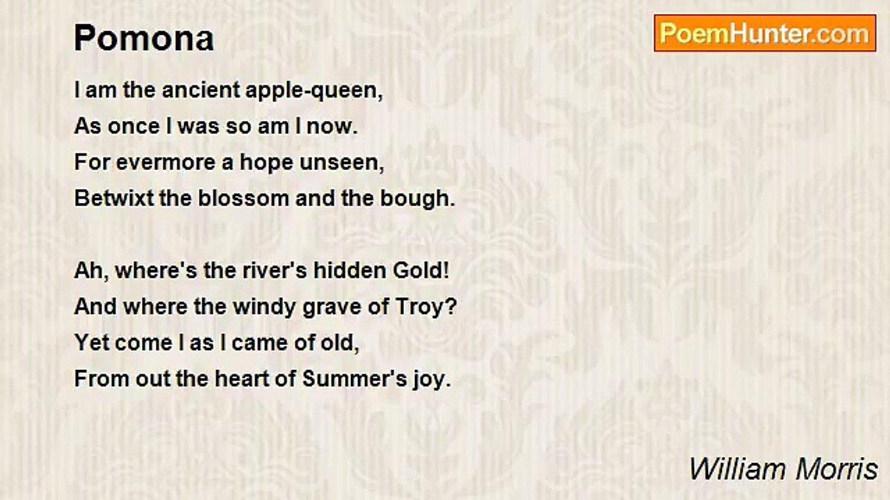 William Morris - Pomona