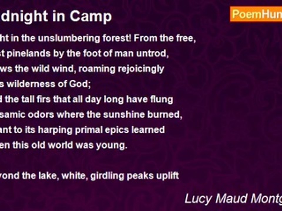 Lucy Maud Montgomery - Midnight in Camp
