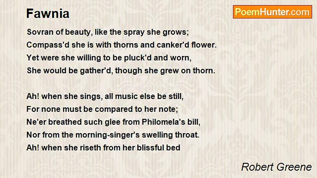 Robert Greene - Fawnia