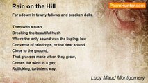 Lucy Maud Montgomery - Rain on the Hill