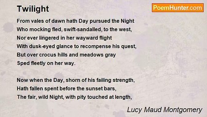 Lucy Maud Montgomery - Twilight