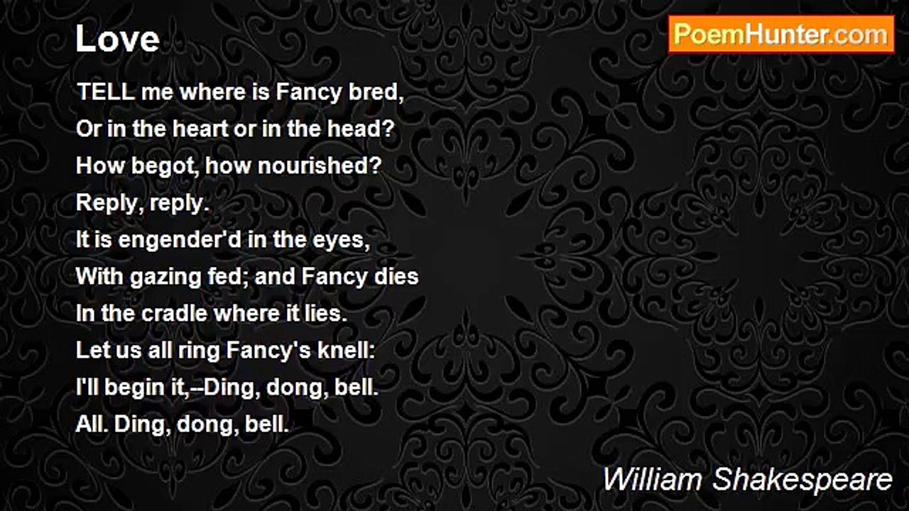 William Shakespeare - Love