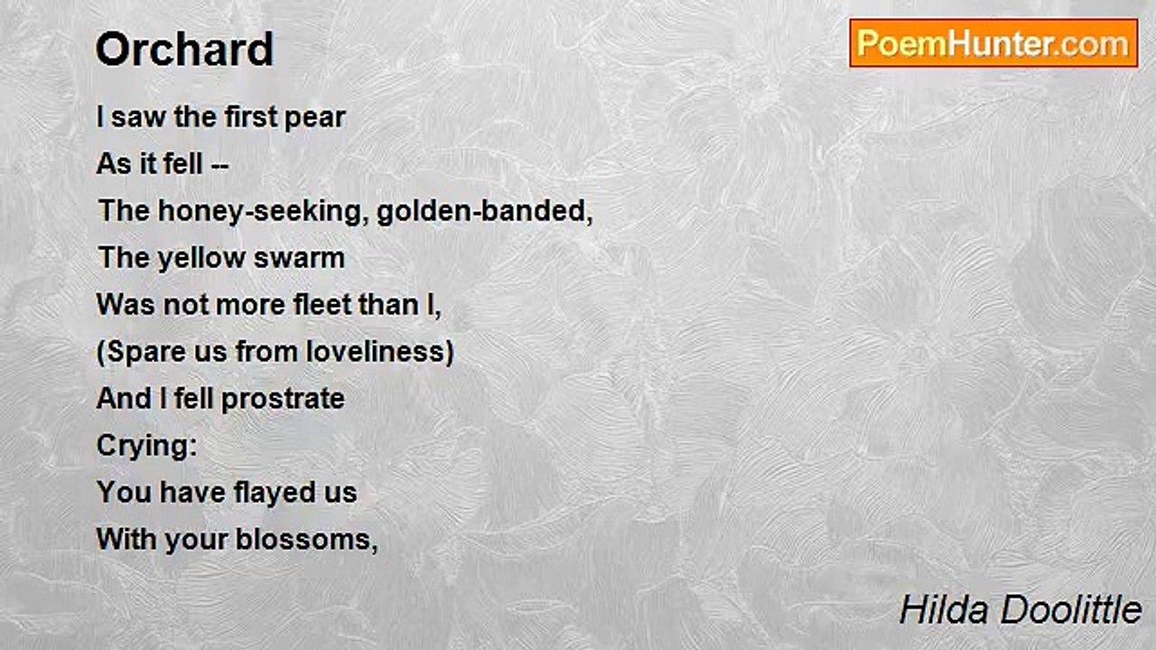 Hilda Doolittle - Orchard
