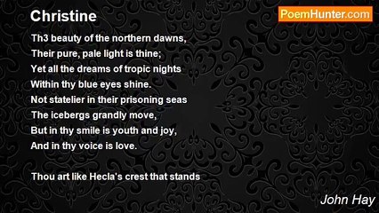 John Hay - Christine
