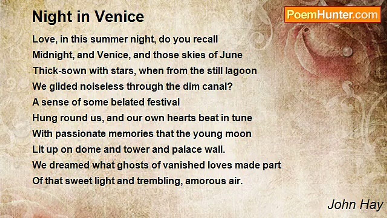John Hay - Night in Venice