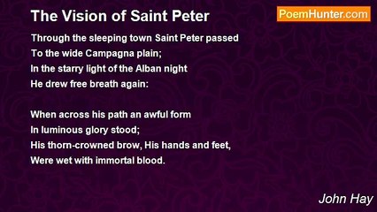 John Hay - The Vision of Saint Peter
