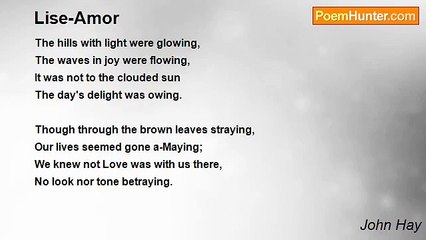 John Hay - Lise-Amor