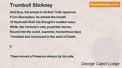 George Cabot Lodge - Trumbull Stickney