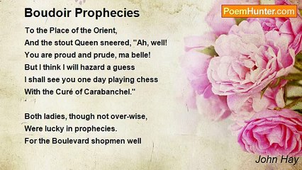 John Hay - Boudoir Prophecies