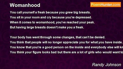 Randy Johnson - Womanhood