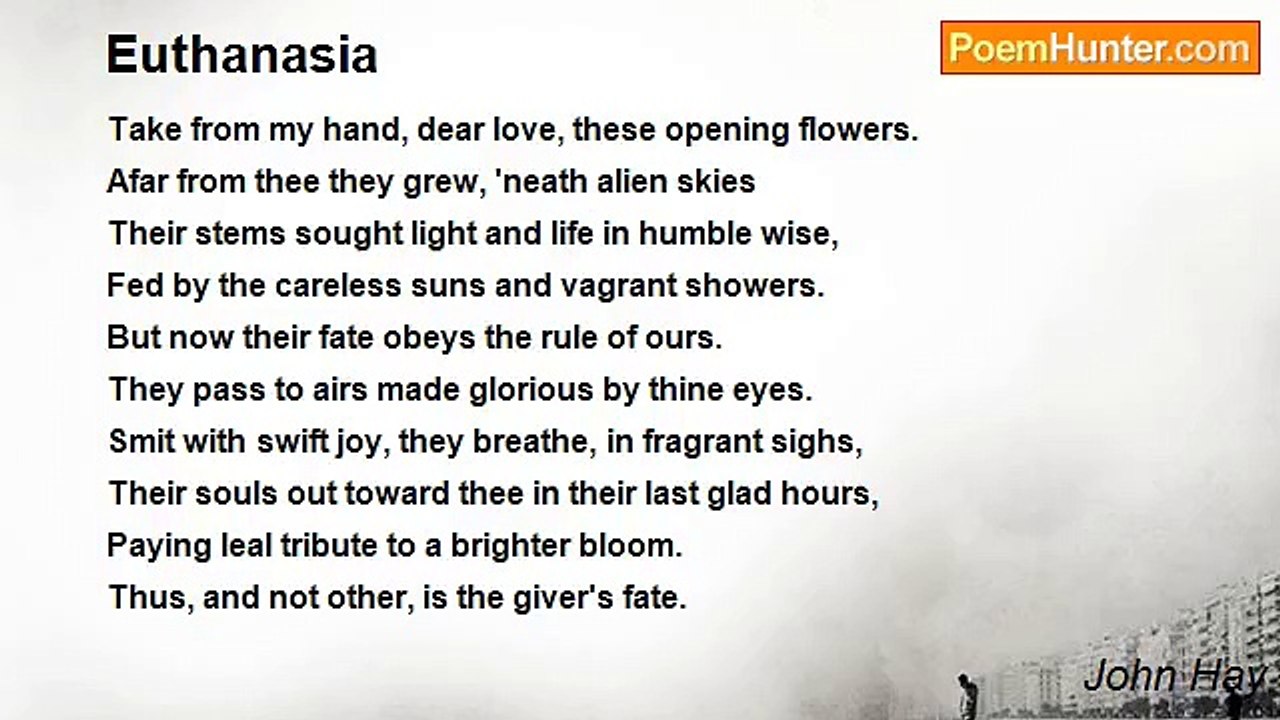 John Hay - Euthanasia