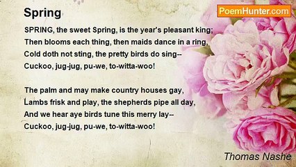 Thomas Nashe - Spring