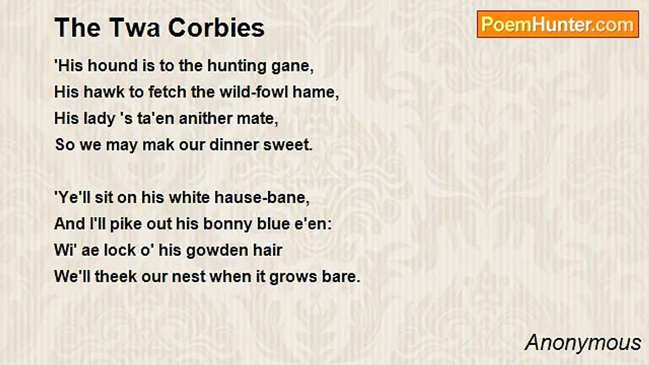 Anonymous - The Twa Corbies