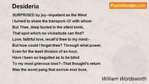 William Wordsworth - Desideria