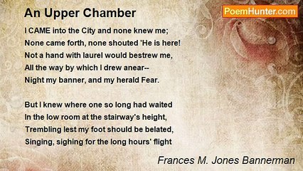 Frances M. Jones Bannerman - An Upper Chamber