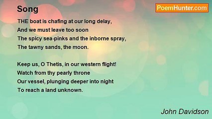 John Davidson - Song