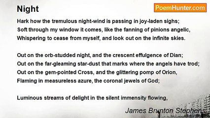 James Brunton Stephens - Night