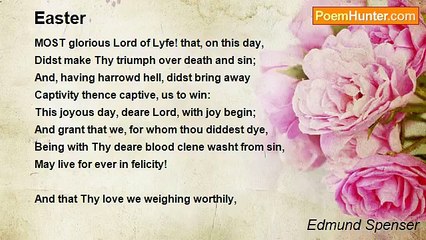 Edmund Spenser - Easter